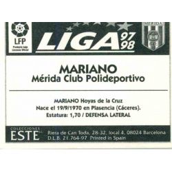 Mariano Merida Ediciones Este 1997-98