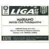 Mariano Merida Ediciones Este 1997-98