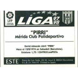 Pirri I Merida Ediciones Este 1997-98