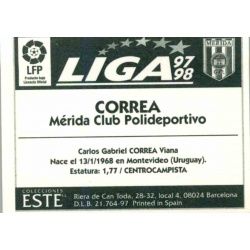 Correa Merida Ediciones Este 1997-98