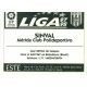 Sinval Merida Ediciones Este 1997-98