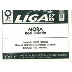 Mora Oviedo Ediciones Este 1997-98