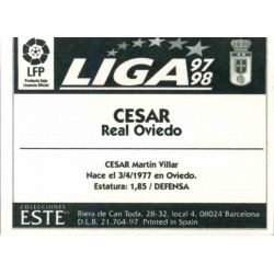 César Oviedo Ediciones Este 1997-98