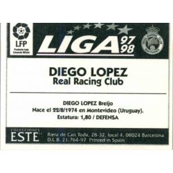 Diego López Racing Santander Ediciones Este 1997-98