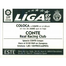 Conte Racing Santander Coloca Ediciones Este 1997-98