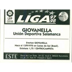 Giovanella Salamanca Ediciones Este 1997-98
