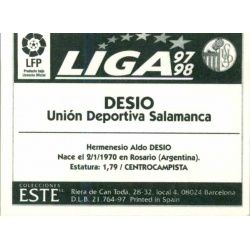 Desio Salamanca Ediciones Este 1997-98