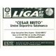 César Brito Salamanca Ediciones Este 1997-98
