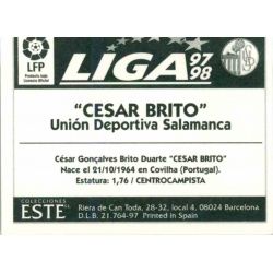 César Brito Salamanca Ediciones Este 1997-98