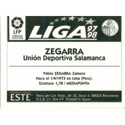 Zegarra Salamanca Ediciones Este 1997-98