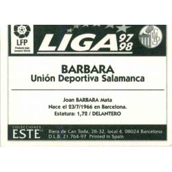 Barbará Salamanca Ediciones Este 1997-98
