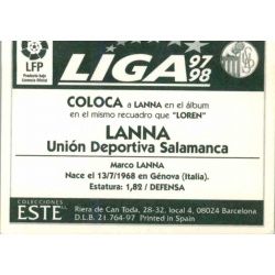 Lanna Salamanca Coloca Ediciones Este 1997-98