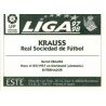 Bernd Krauss Real Sociedad Ediciones Este 1997-98