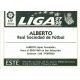 Alberto Real Sociedad Ediciones Este 1997-98