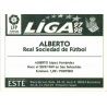 Alberto Real Sociedad Ediciones Este 1997-98