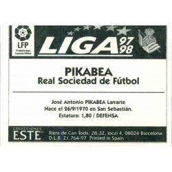 Pikabea Real Sociedad Ediciones Este 1997-98