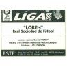 Loren Real Sociedad Ediciones Este 1997-98