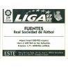 Fuentes Real Sociedad Ediciones Este 1997-98