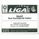 Imaz Real Sociedad Ediciones Este 1997-98