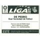 De Pedro Real Sociedad Ediciones Este 1997-98