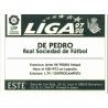 De Pedro Real Sociedad Ediciones Este 1997-98