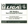 De Paula Real Sociedad Ediciones Este 1997-98