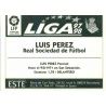 Luis Pérez Real Sociedad Ediciones Este 1997-98