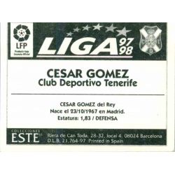 Gómez Tenerife Baja Ediciones Este 1997-98