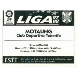 Motaung Tenerife Ediciones Este 1997-98