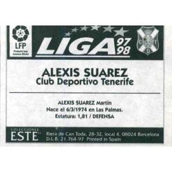 Alexis Suárez Tenerife Ediciones Este 1997-98