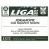 Jokanovic Tenerife Ediciones Este 1997-98