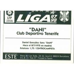 Dani Tenerife Ediciones Este 1997-98