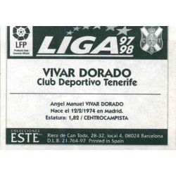 Vivar Dorado Tenerife Ediciones Este 1997-98