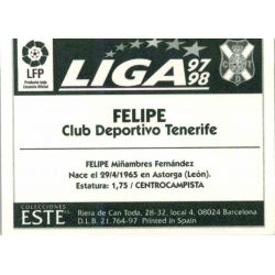 Felipe Tenerife Ediciones Este 1997-98