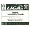 Felipe Tenerife Ediciones Este 1997-98
