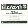 Pinilla Tenerife Ediciones Este 1997-98
