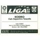Kodro Tenerife Ediciones Este 1997-98