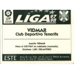 Vidmar Tenerife Ediciones Este 1997-98