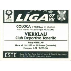 Vierklau Tenerife Coloca Ediciones Este 1997-98