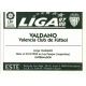 Jorge Valdano Valencia Ediciones Este 1997-98