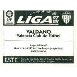 Jorge Valdano Valencia Ediciones Este 1997-98