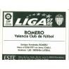 Romero Valencia Baja Ediciones Este 1997-98