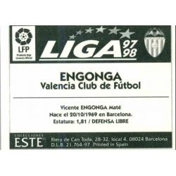 Engonga Valencia Baja Ediciones Este 1997-98