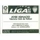 José Ignacio Valencia Ediciones Este 1997-98