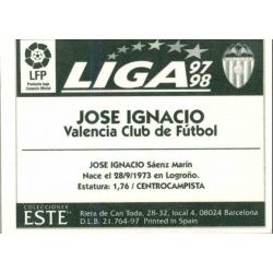 José Ignacio Valencia Ediciones Este 1997-98