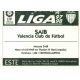 Saib Valencia Ediciones Este 1997-98