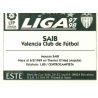 Saib Valencia Ediciones Este 1997-98