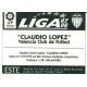 Claudio López Valencia Baja Ediciones Este 1997-98