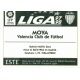 Moya Valencia Ediciones Este 1997-98