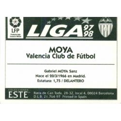Moya Valencia Ediciones Este 1997-98